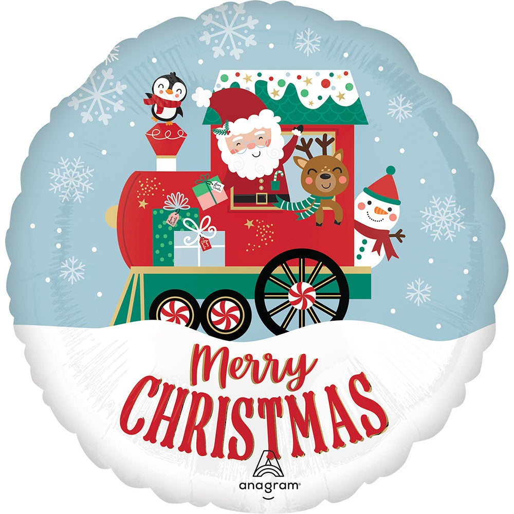 Μπαλόνι φόιλ North Pole Express Christmas 17"