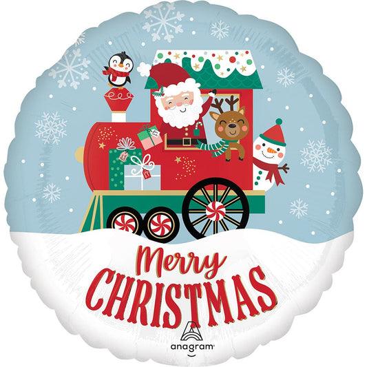 Μπαλόνι φόιλ North Pole Express Christmas 17"