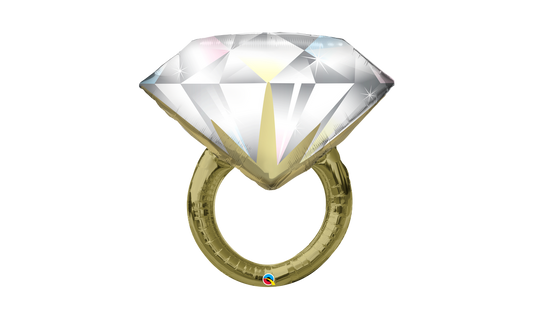 Engagement Ring - Supershape Foil Balloon (37")