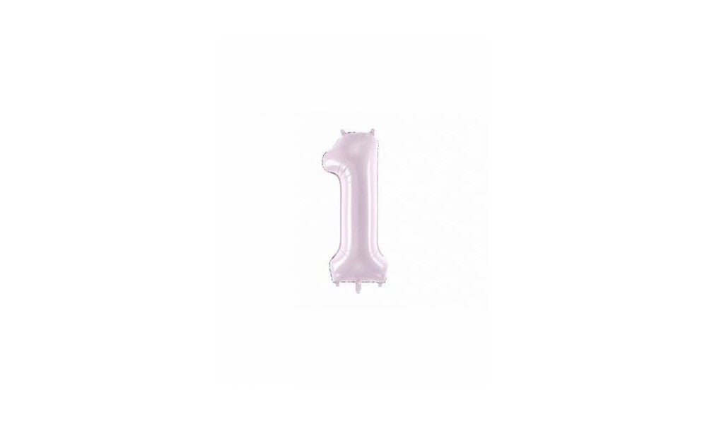 Foil μπαλόνι Νο1 Λιλά 86cm