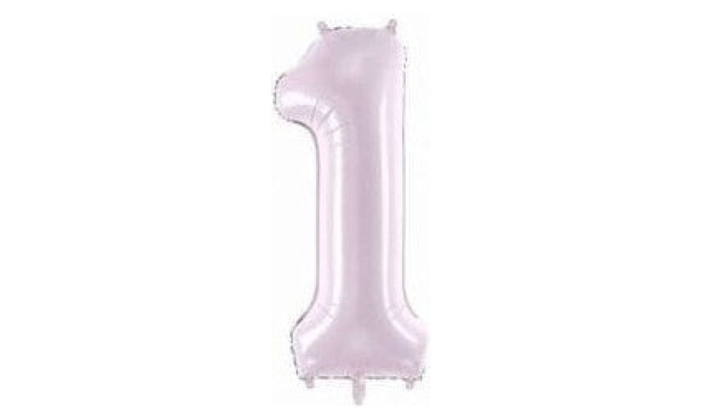 Foil μπαλόνι Νο1 Λιλά 86cm