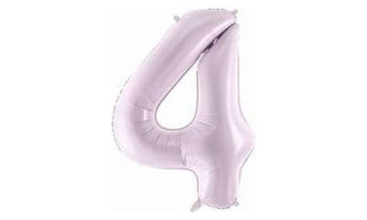 Foil μπαλόνι Νο4 Λίλα 86cm