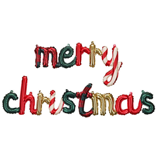 Foil μπαλόνι  γιρλάντα "Merry Christmas" 143 x 25 cm