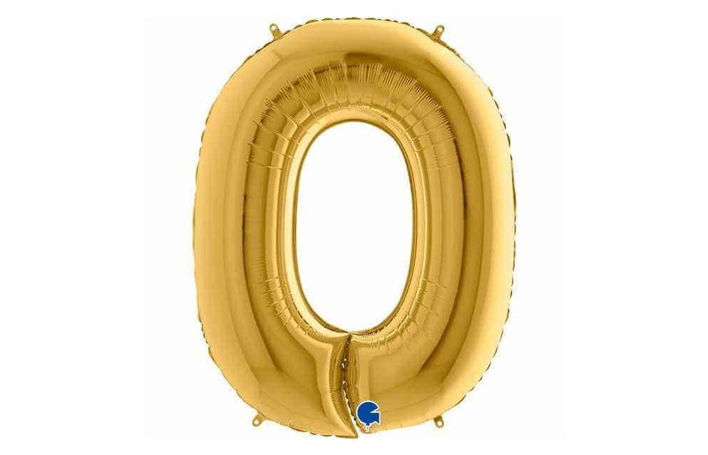 Foil μπαλόνι Nο0 χρυσό 102cm