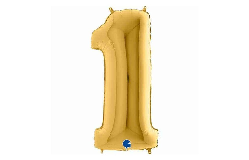 Foil μπαλόνι Nο1 χρυσό 102cm