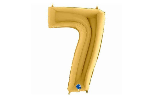 Foil μπαλόνι Nο7 χρυσό 102cm