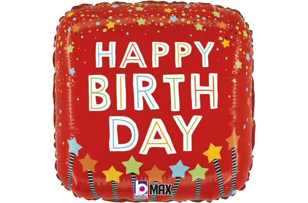 Foil Happy Birthday Μπαλονι
