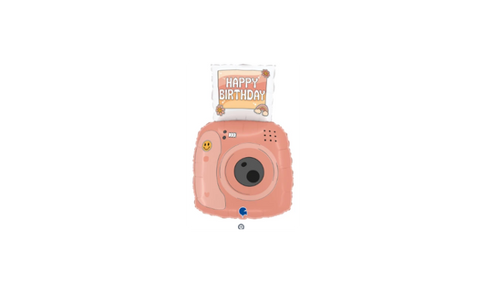 Foil Μπαλόνι Happy Birthday Polaroid