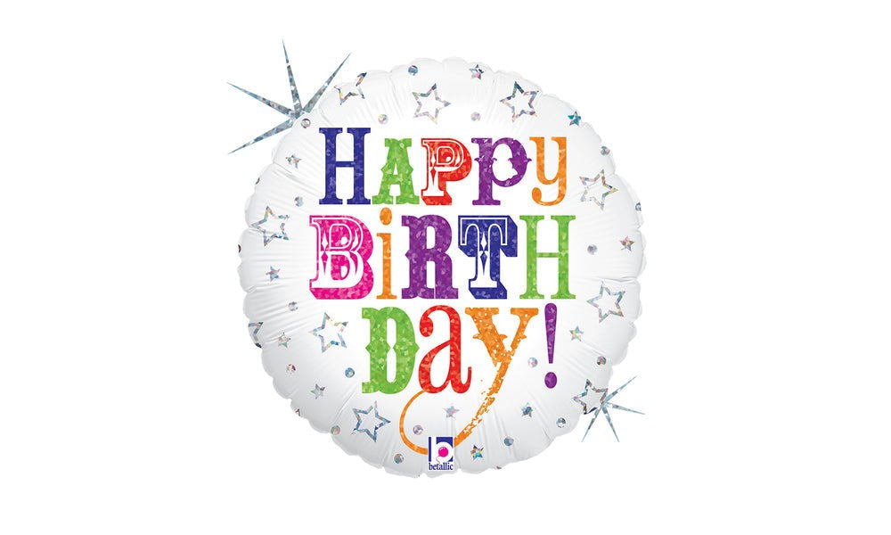Foil Μπαλόνι Happy Birthday 47cm