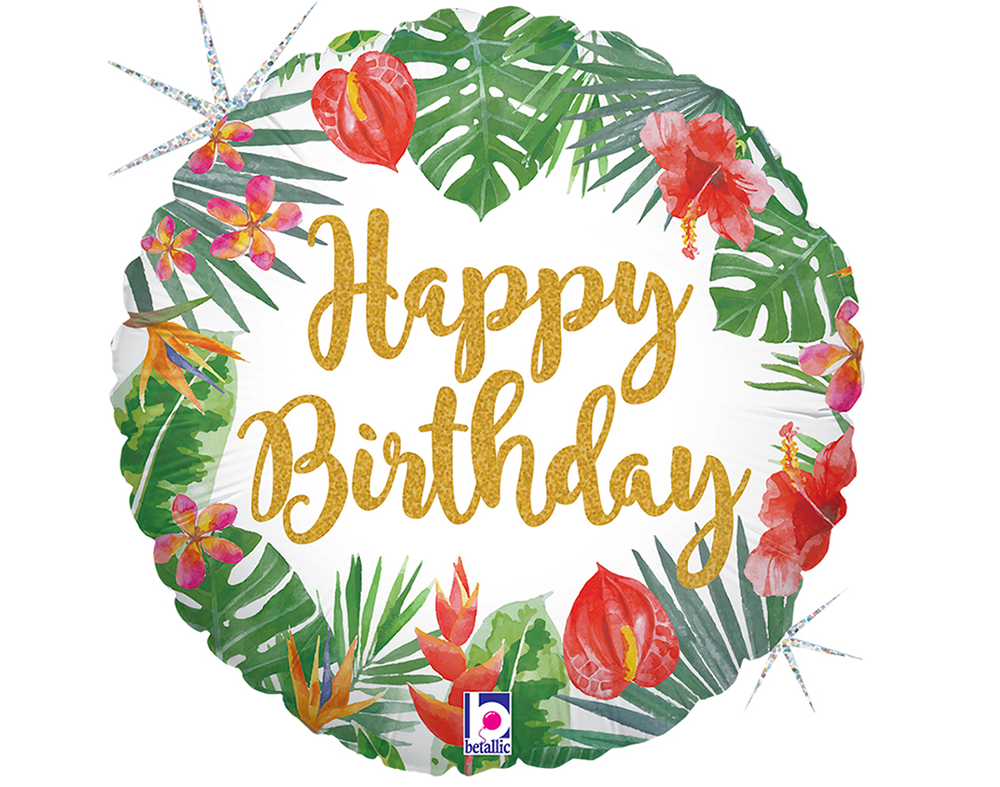 Foil Happy Birthday 46cm