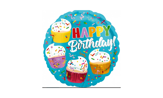 Foil Μπαλόνι Happy Birthday 46cm