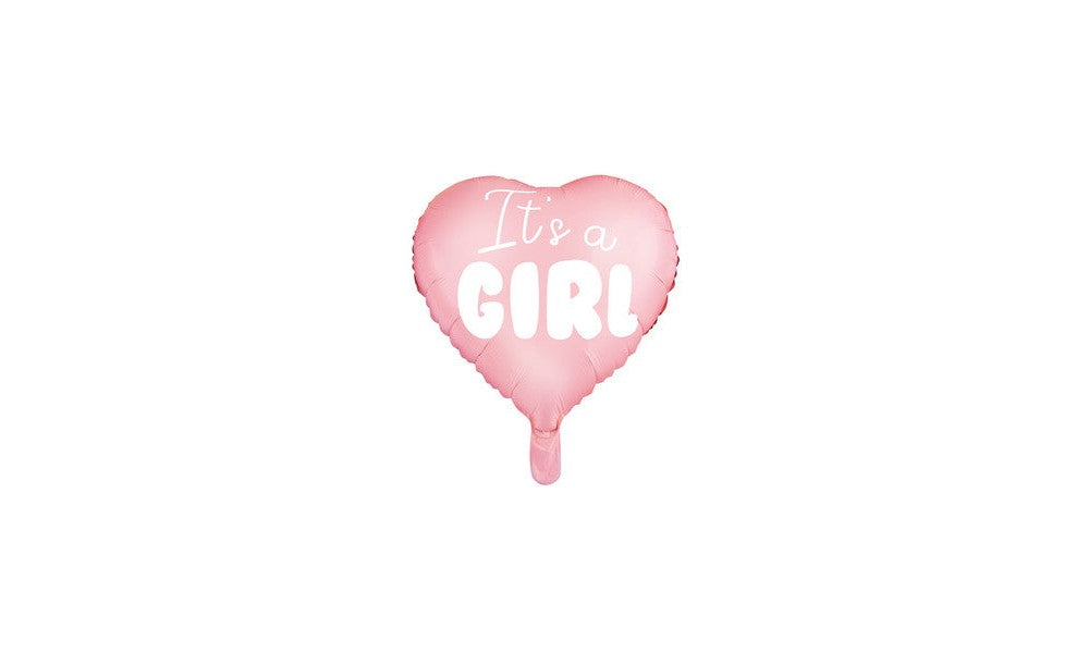 Foil Μπαλόνι it's a girl Καρδιά