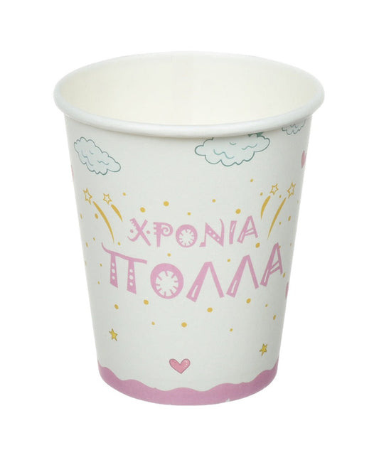 Ποτήρι για Party Unicorn 6τμχ 30749