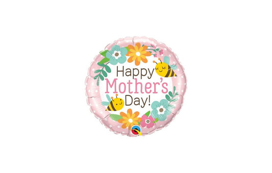 Μπαλ. foil 18" Mothers Day Bees & Flowers / 46εκ