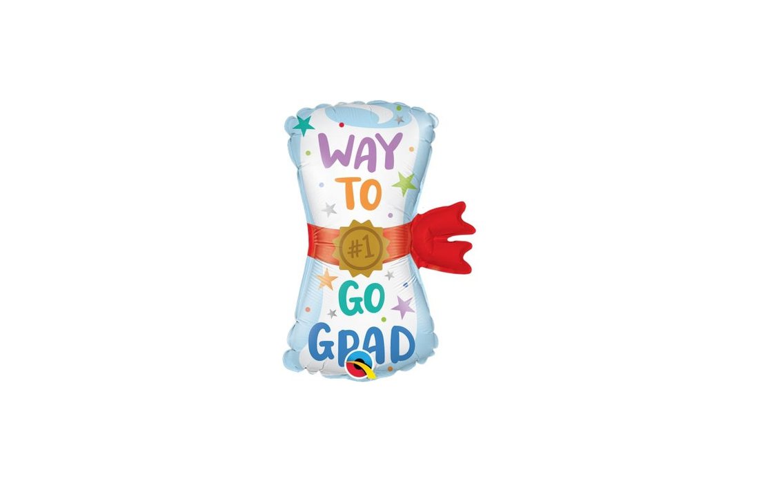 Μπαλόνι foil Σχήμα 36" Way to Go Diploma / 91εκ