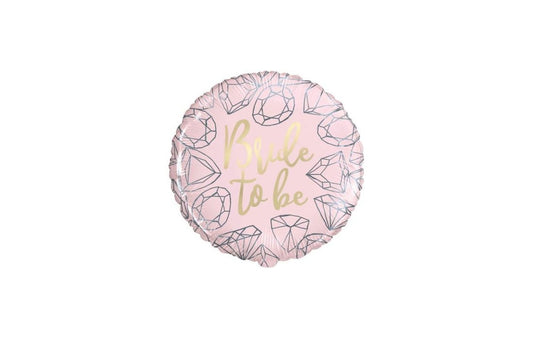 Μπαλόνι foil 18" Bride to Be Pink Diamond Trendy Theme / 46 εκ