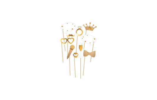 Photo Booth Kit Wedding Γάμου / 10 τεμ
