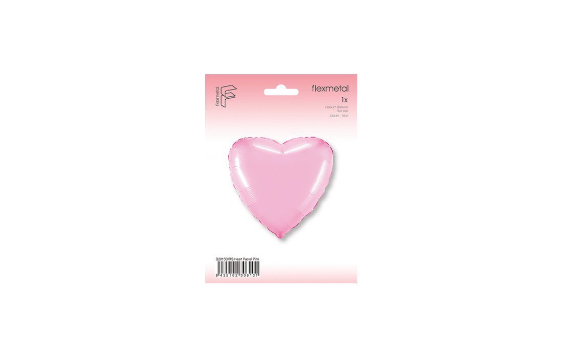 Foil Μπαλόνι 18" Καρδιά - Ροζ / 46 εκ