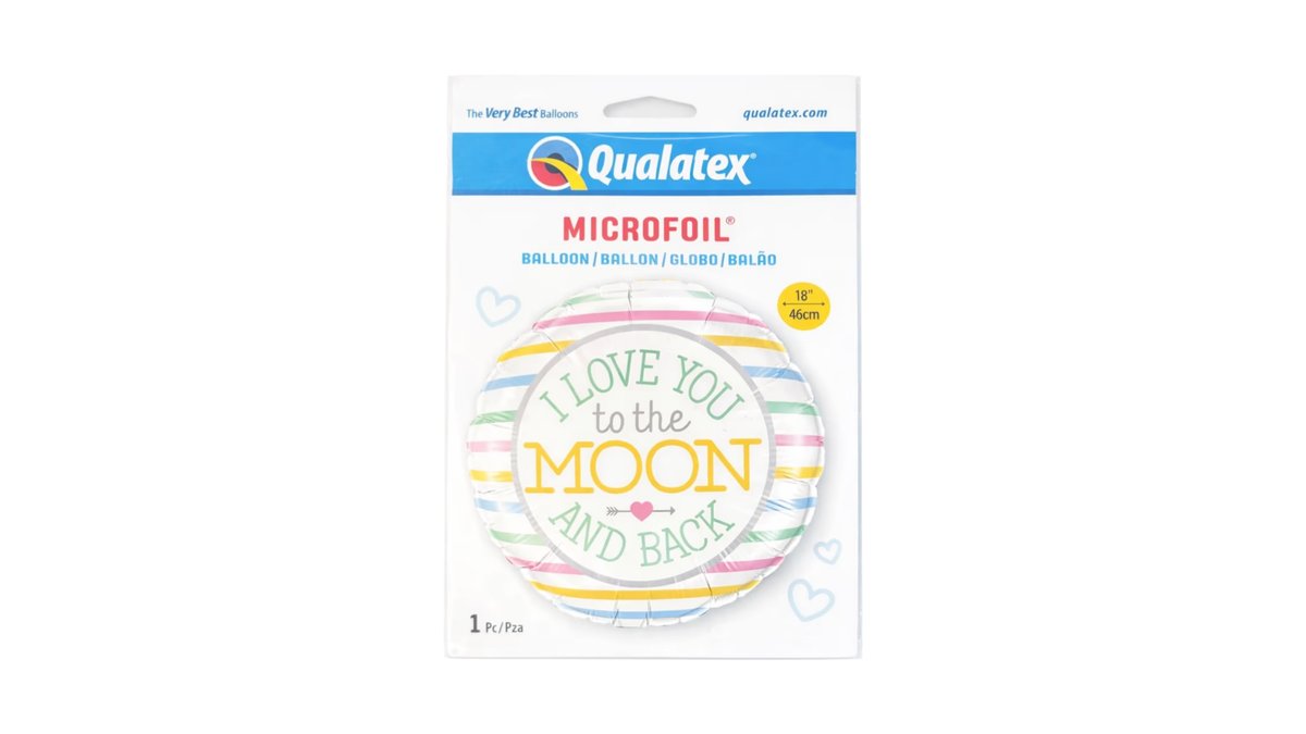 Foil Μπαλόνι "I Love You To The Moon And Back"