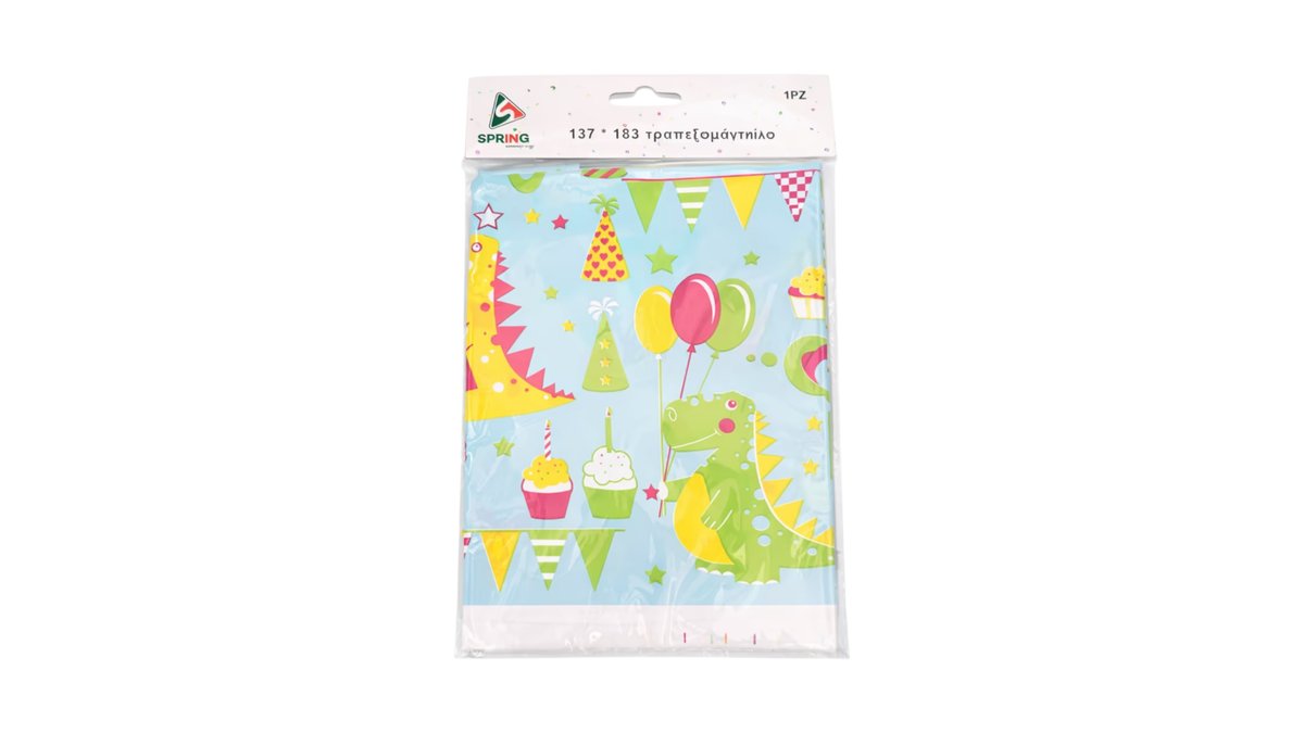 Τραπεζομάντηλο πάρτυ Δεινόσαυροι 137 x 183cm