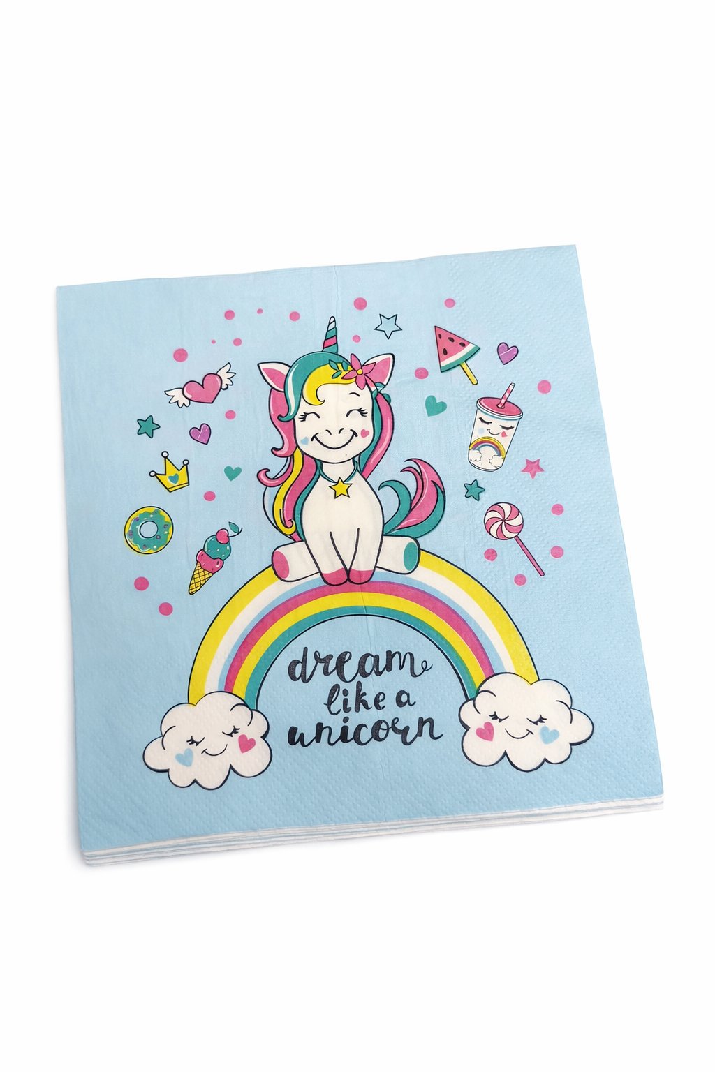 Χαρτοπετσέτες Unicorn (12τεμ)