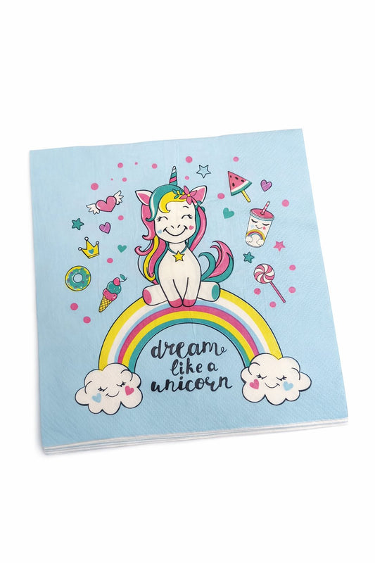 Χαρτοπετσέτες Unicorn (12τεμ)