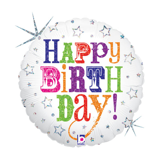 Foil Μπαλόνι Happy Birthday 47cm