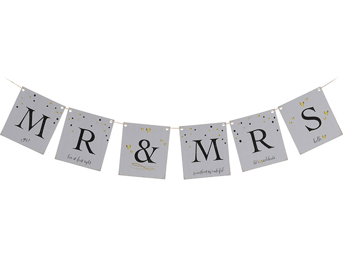 Γιρλάντα Mr And Mrs  200cm