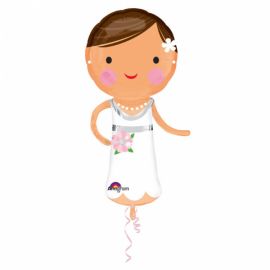 Super Shape Foil Balloon Lovely Bride