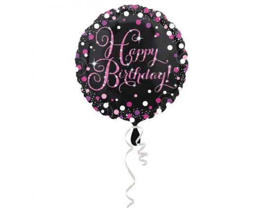 Μπαλόνι Φοιλ 17" Birthday Pink Celebration / 43 εκ