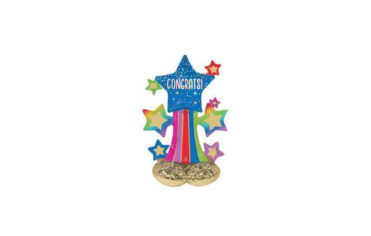 Μπαλόνι Φοιλ AirLoonz Colorful Star Bursts Congrats! / 63 x 91 εκ
