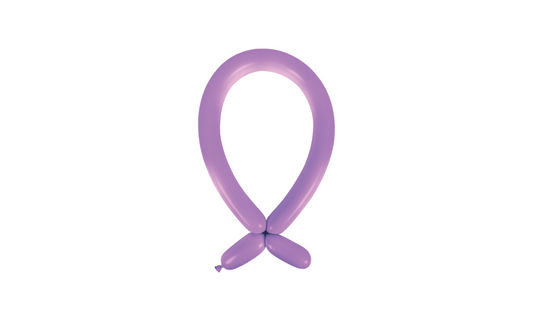 100 Latex Balloons Decorator Modelling Standard Purple 114 cm