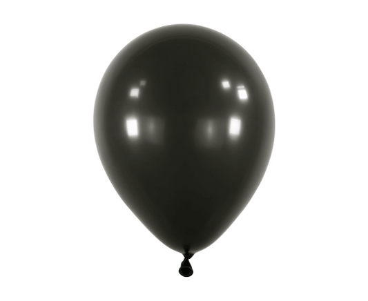Latex Balloons 11'' Fashion Jet Black /50 pcs