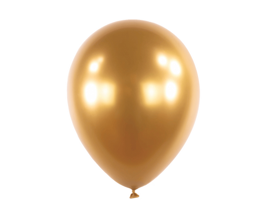 Latex Balloons 11" Satin Luxe Gold Sateen / 50 pcs