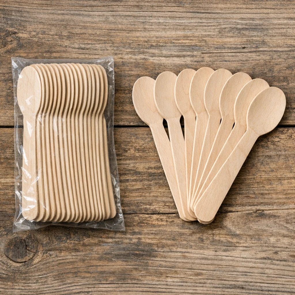 Ξύλινα Κουταλάκια 20pcs