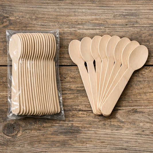 Ξύλινα Κουταλάκια 20pcs