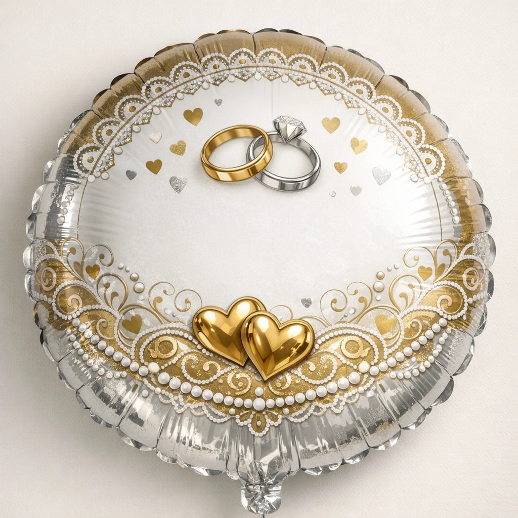 FOIL BALLOON18in MR. & MRS.