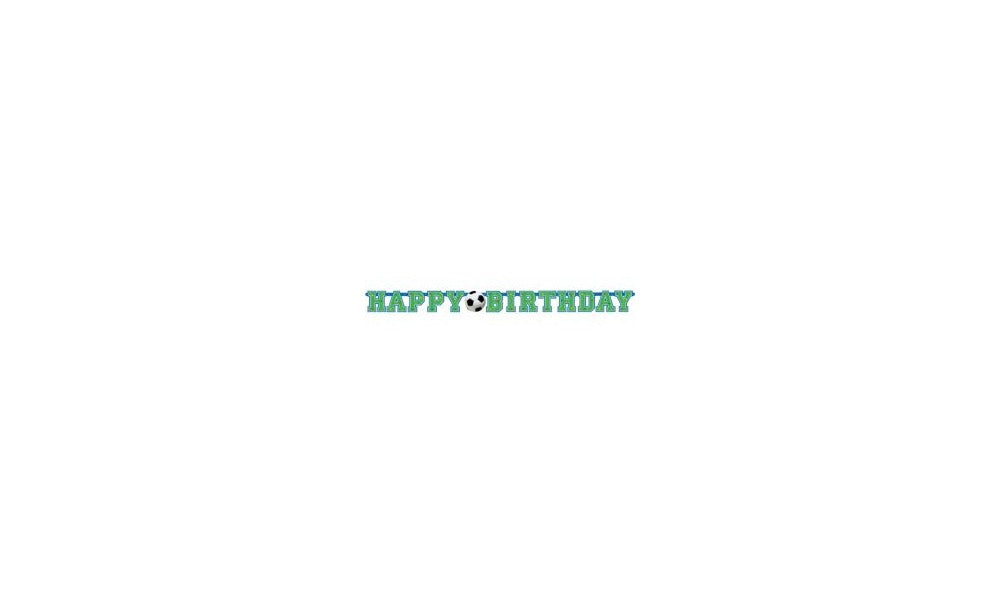 Γιρλάντα Ποδοσφαίρου Happy Birthday