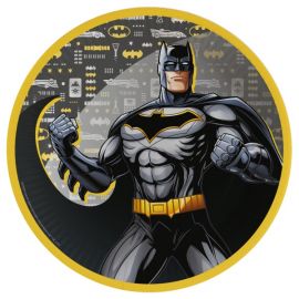Πιάτα Χάρτινα 23εκ Batman / 8 τεμ