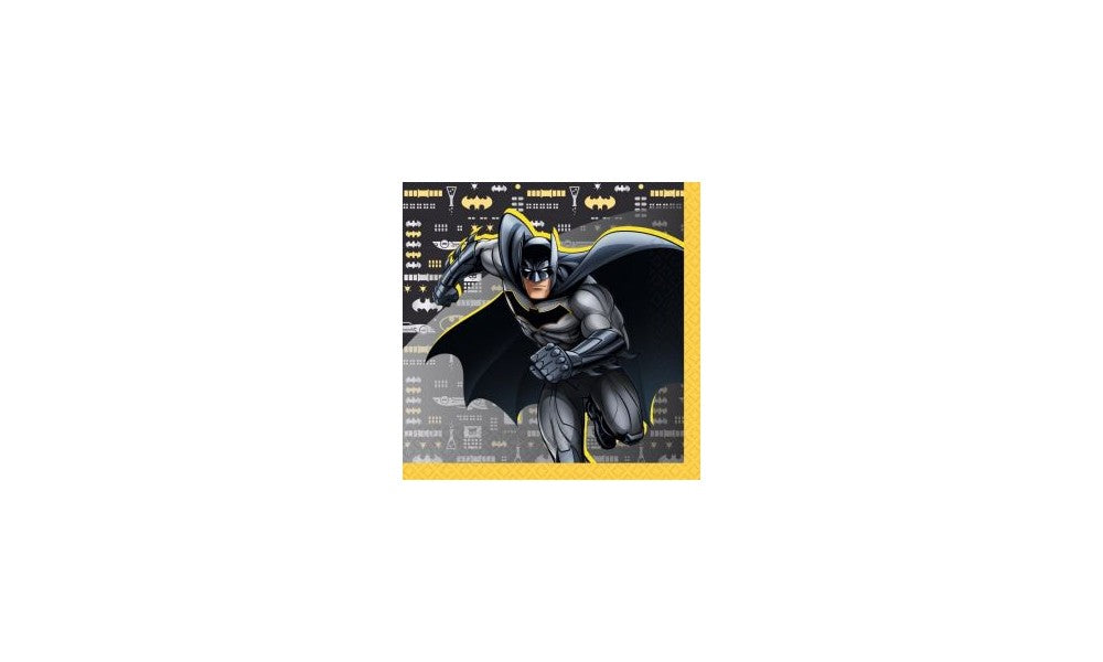 Χαρτοπετσέτες φαγητού 33εκ Batman /16τεμ