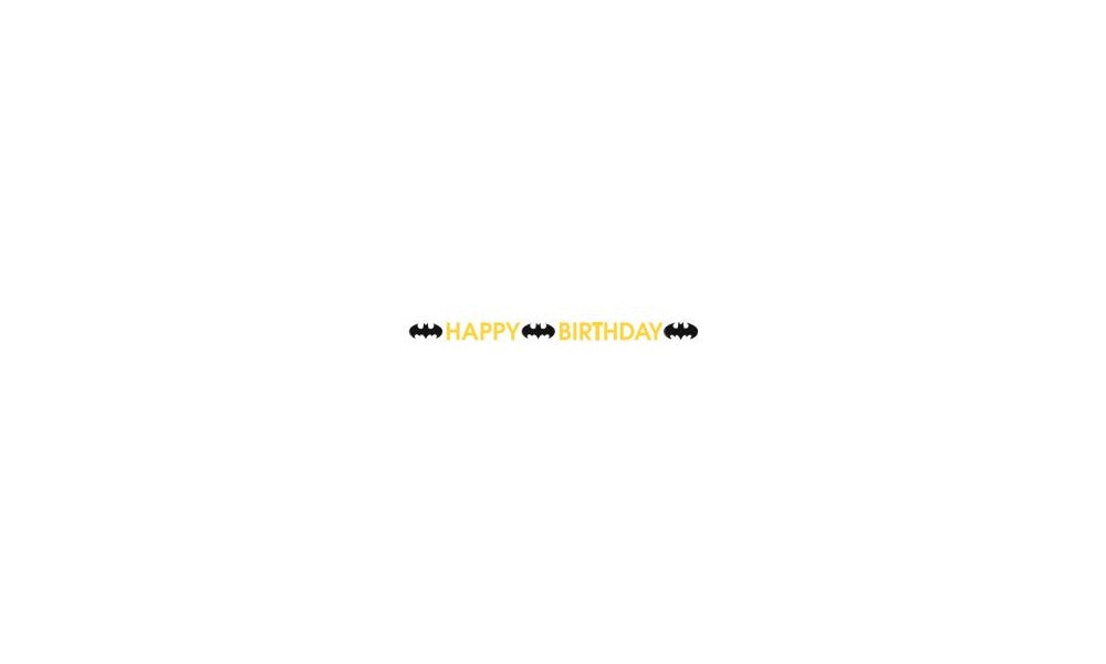 Letter Banner Batman Paper 180 x 11 cm