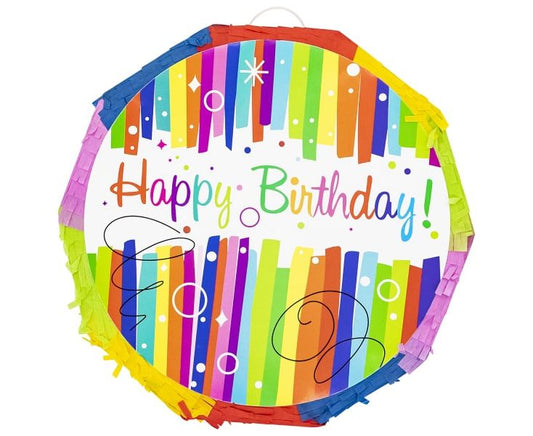 Πινιάτα αναδιπλούμενη Happy Birthday