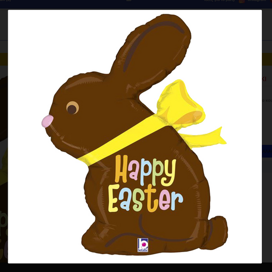 Foil Μπαλόνι Σοκολατένιο Κουνελάκι