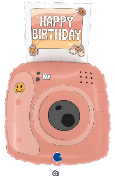 Foil Μπαλόνι Happy Birthday Polaroid