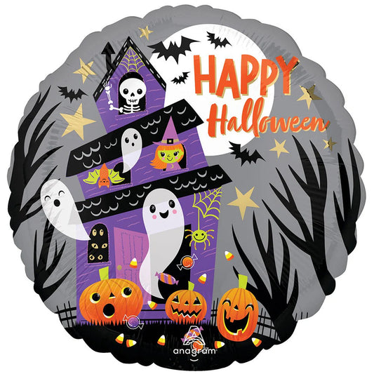 18 inch HAPPY HALLOWEEN HAUNTED HOUSE