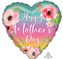 Flowers & Ombre Mother's Day 28″ Balloon