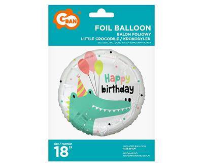 Foil Happy Birthday Μπαλονι Dino