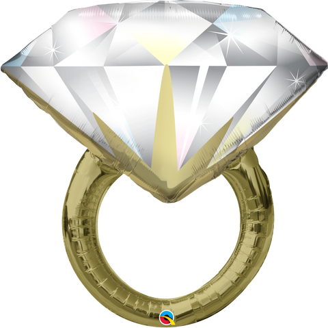 Engagement Ring - Supershape Foil Balloon (37")