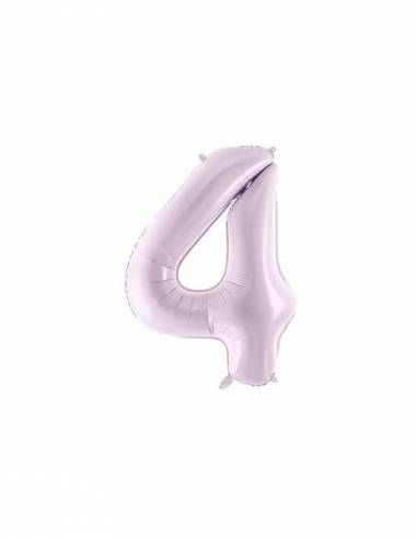 Foil μπαλόνι Νο4 Λίλα 86cm