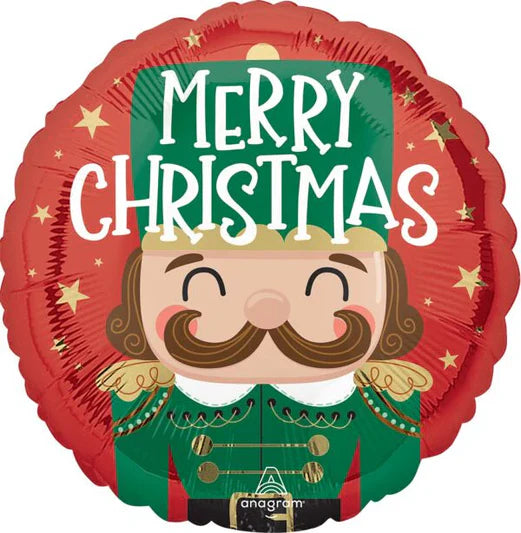 Μπαλόνι φόιλ Merry Christmas Καρυοθραύστης